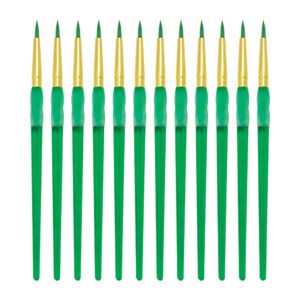 Royal Brush Big Kids Choice Round Paint Brush, Size 2, Pack of 12